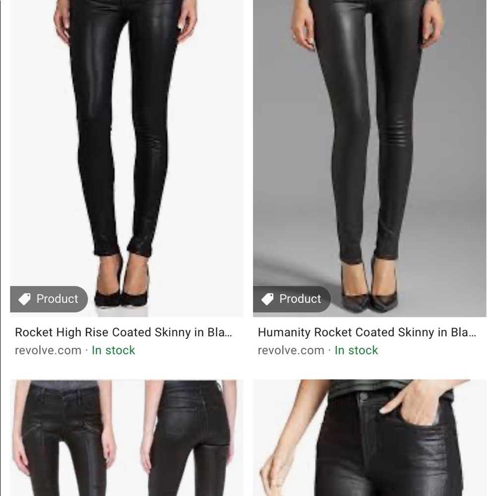 Citizens of Humanity Rocket Leatherette Jeans